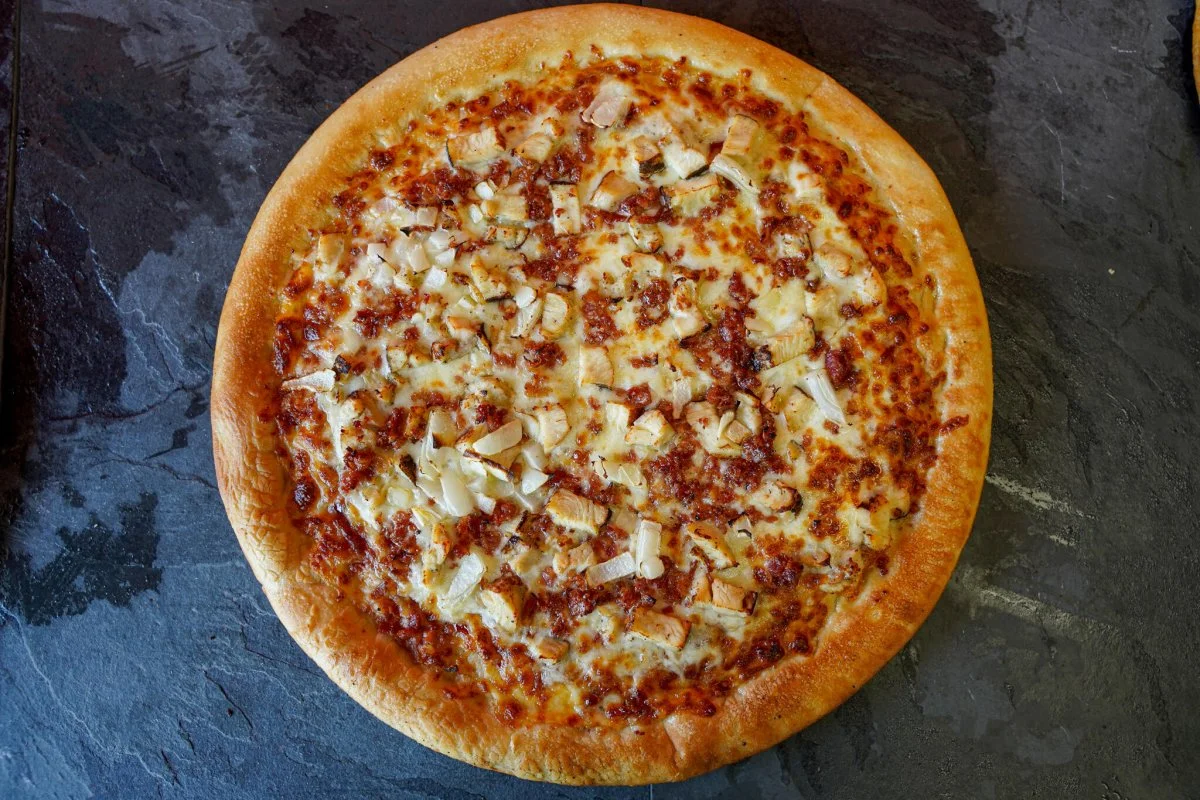 Chicken Bacon Ranch Pizza