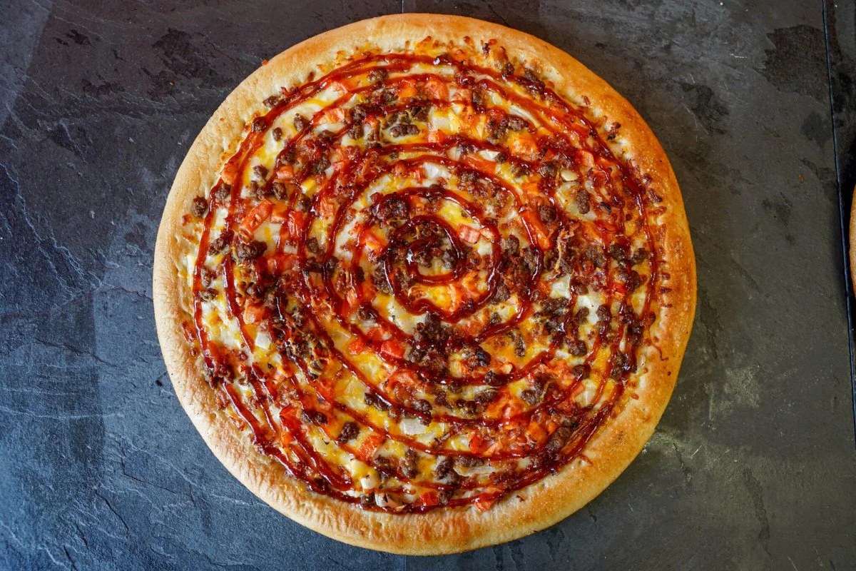 Southwest Cheeseburger Pizza